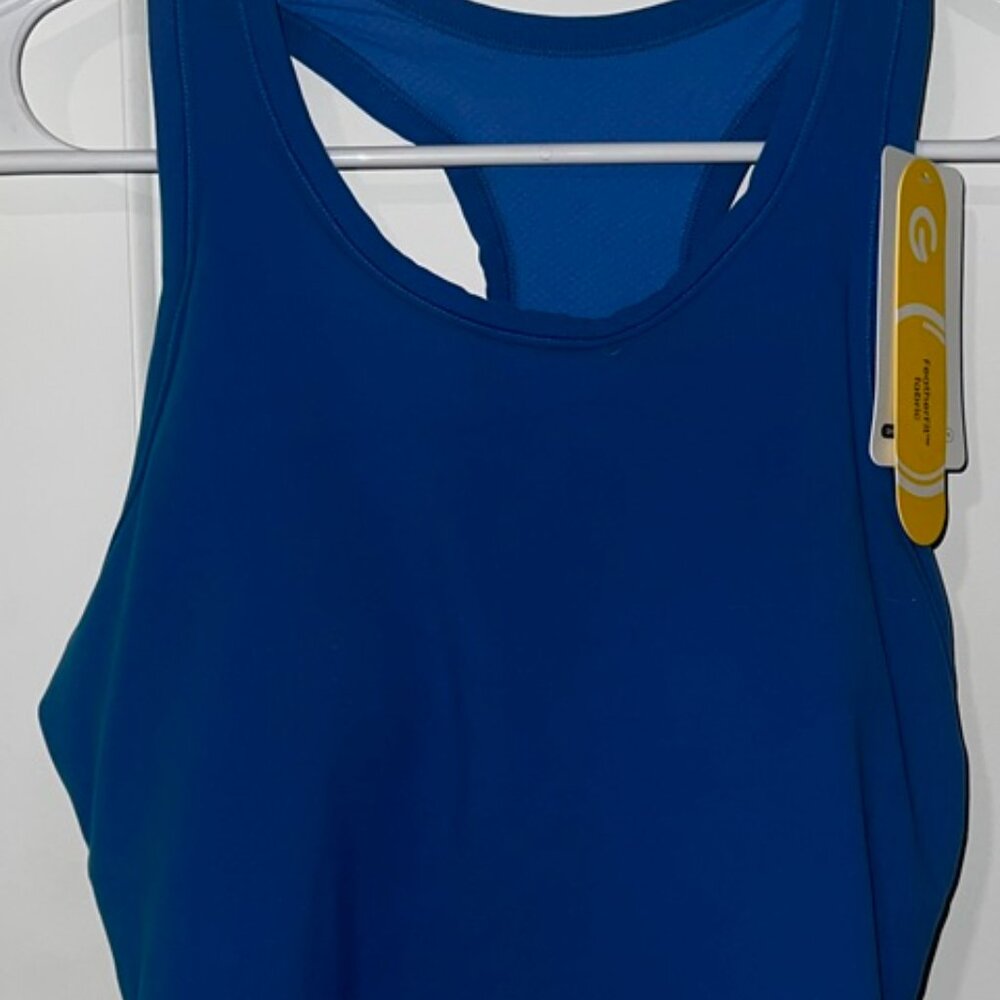 NWT - Ladies Blue Workout Top